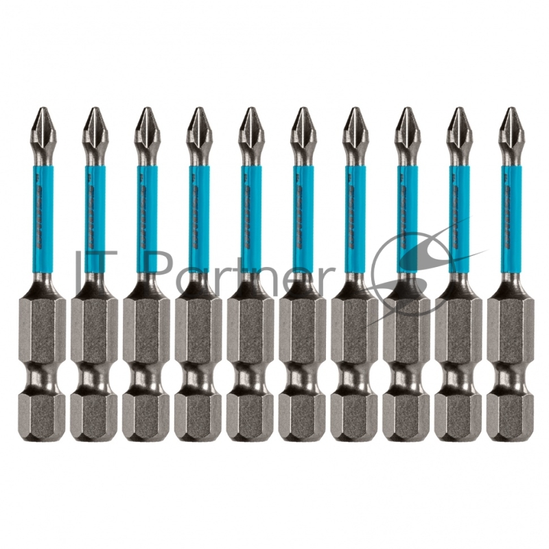 Набор бит торсионных GROSS PH1x50 мм для ударных шуруповертов 10 шт 11492