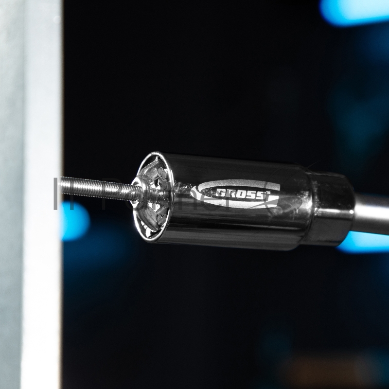 Головка торцевая GROSS многоразмерная CrV 6-21мм под квадрат 3/8, CrV, хромир.// 13191