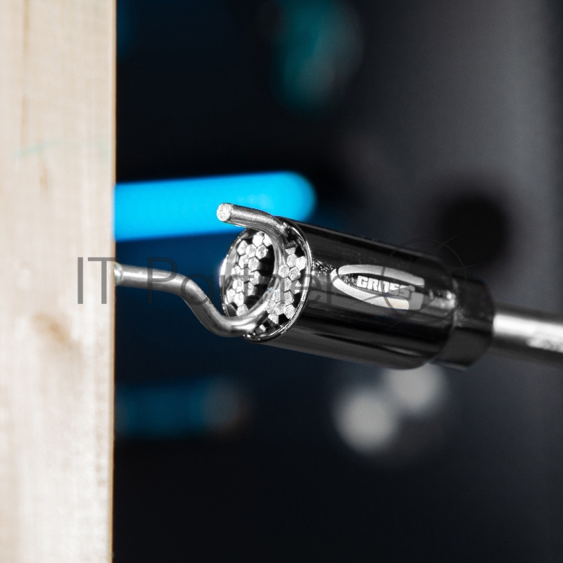 Головка торцевая GROSS многоразмерная CrV 6-21мм под квадрат 3/8, CrV, хромир.// 13191