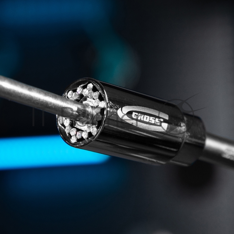 Головка торцевая GROSS многоразмерная CrV 6-21мм под квадрат 3/8, CrV, хромир.// 13191