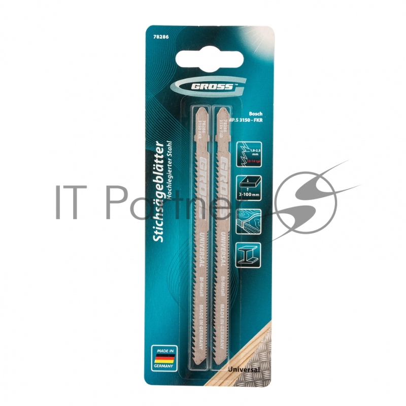 Полотна для электролобзика GROSS универсальные 2 шт. 78286