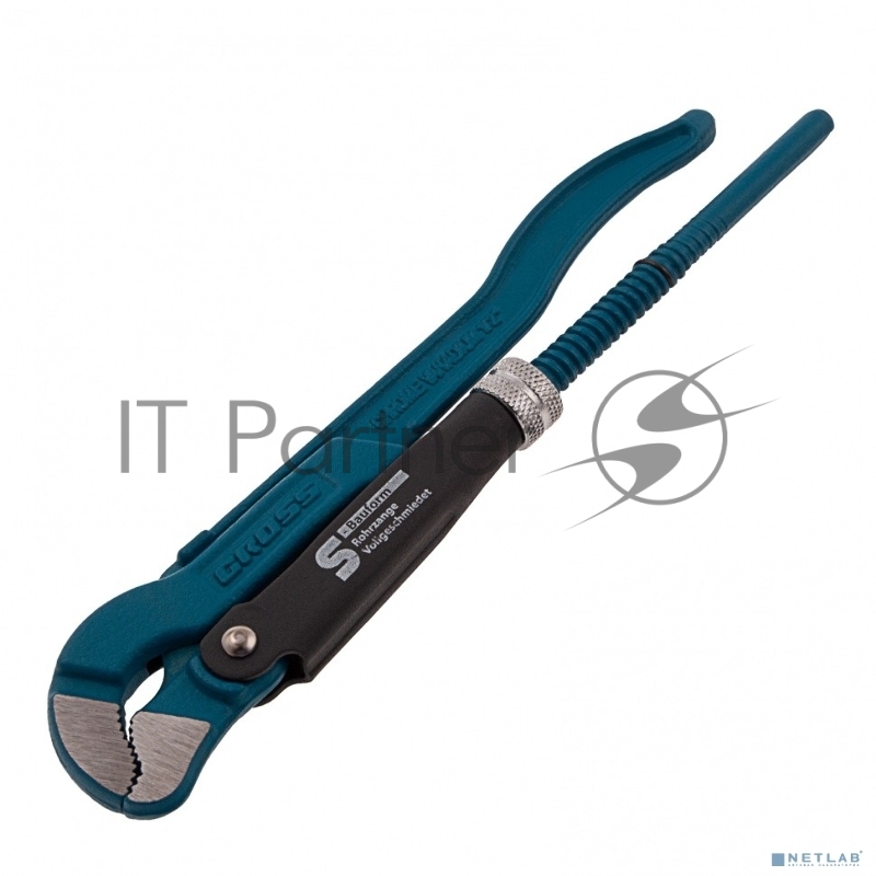 Ключ трубный GROSS рычажный, №0, 0,5, цельнокованый, CrV, тип - S// GROSS 15610