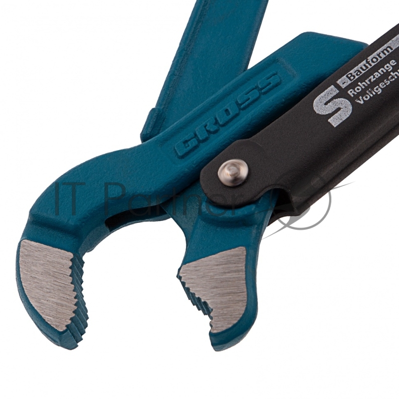 Ключ трубный GROSS рычажный, №0, 0,5, цельнокованый, CrV, тип - S// GROSS 15610