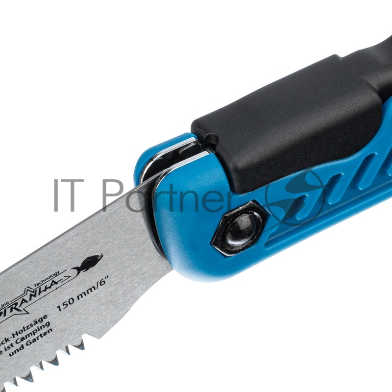 Пила по дер. GROSS PIRANHA,складная, для кэмп.и сада,150 мм,9-10TPI,зуб3D,подкал.зуб,2- GROSS 23616