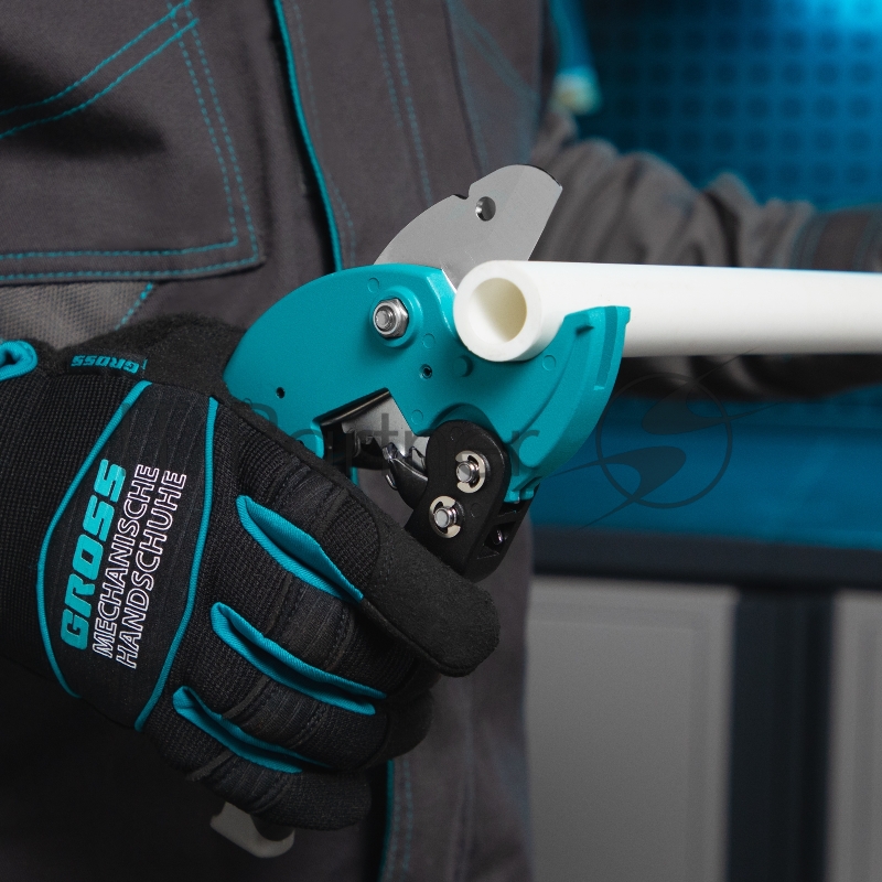 Ножницы для резки GROSS изд. из ПВХ, D - до 36 мм, 2-х комп. рук-ки,рабочий стол для плоских изд.// 78420