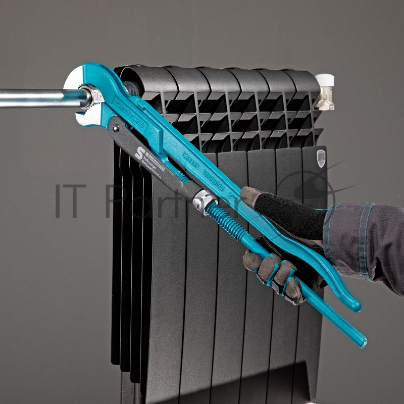 Ключ трубный рычажный GROSS , №3, 2, цельнокованый, CrV, тип - S// 15615