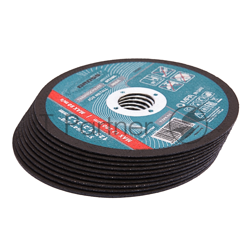 Круг отрезной GROSS по металлу, 125 х 1,2 х 22,2 мм 74369