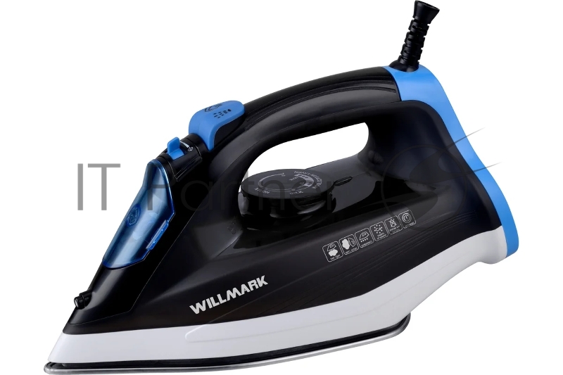 Утюг WILLMARK SI-2405CA (2400Вт, кер. под., 320мл, анти-накипь, анти-кап.,очист.,ав/откл., пар удар)