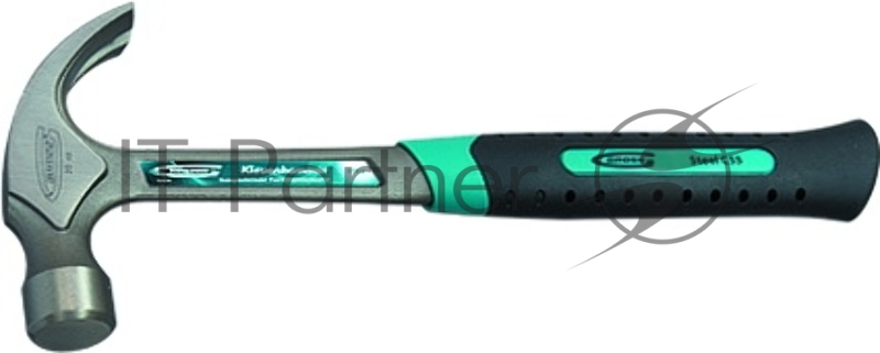 Молоток-гвоздодер GROSS 10470 570гр цельнокованый, двухкомпонентная рукоятка