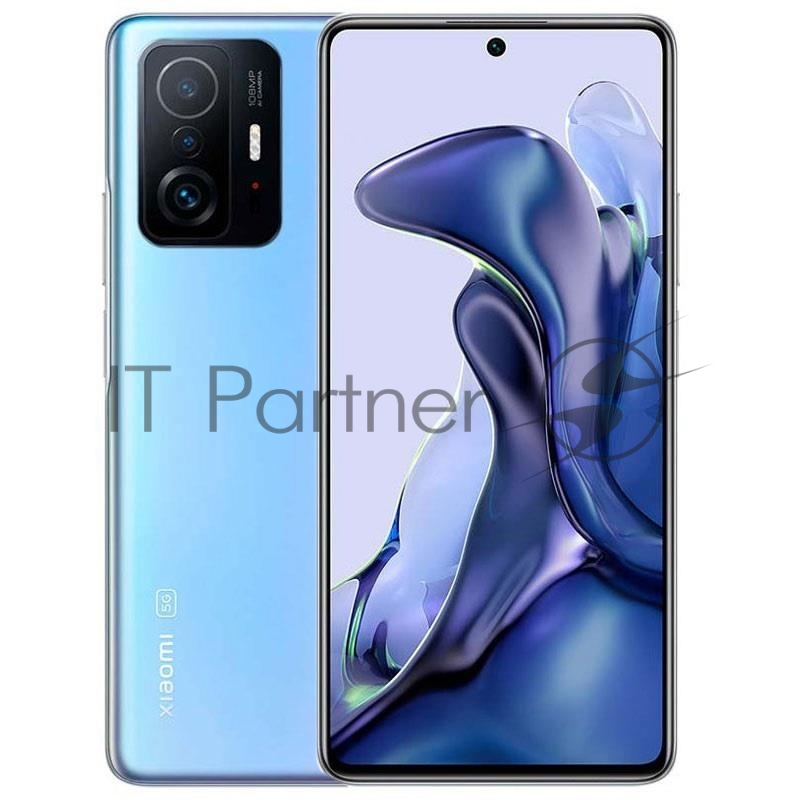 Смартфон Xiaomi 11T Celestial Blue (21081111RG), 17,01 см (6.67) 20:9 1080 x 2400, 2,0 ГГц+2,6 ГГц+3,0 ГГц, 8 Core, 8 GB, 128 GB, 108 МП+ 8 МП + 5 МП/16Mpix, 2 Sim, 2G, 3G, LTE, 5.2, WiFi 802.11 a/b/g/n/ac/ax, NFC, A-GPS, GALILEO, BEIDOU, GLONASS, GP