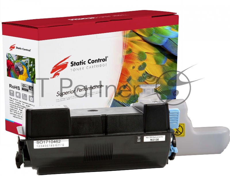 Картридж лазерный Static Control 002-08-LLK3130 черный (25000стр.) для Kyocera TK-3130