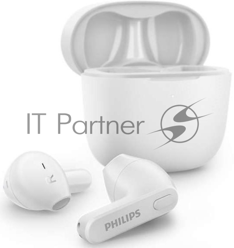 Гарнитура вкладыши Philips TAT2236WT/00 белый беспроводные bluetooth в ушной раковине