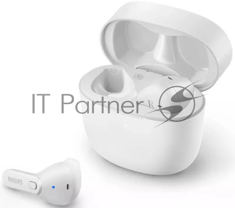 Гарнитура вкладыши Philips TAT2236WT/00 белый беспроводные bluetooth в ушной раковине