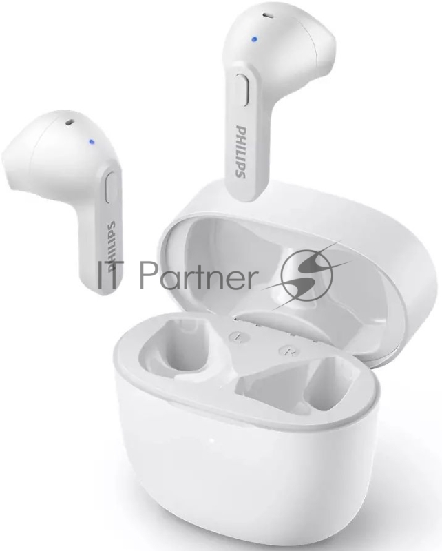 Гарнитура вкладыши Philips TAT2236WT/00 белый беспроводные bluetooth в ушной раковине