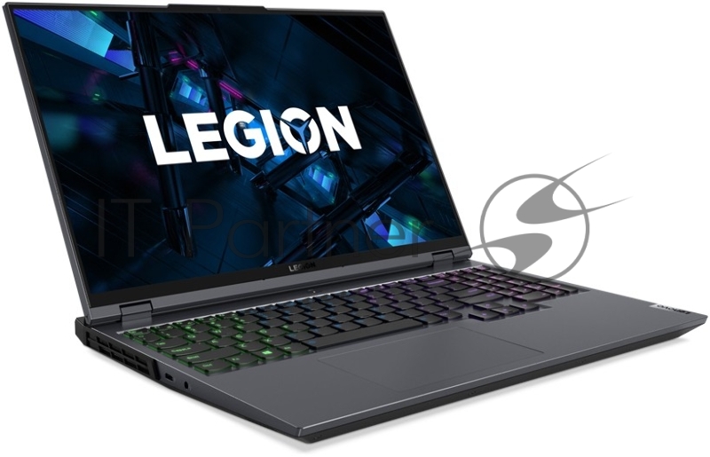Ноутбук Lenovo Legion 5 Pro 16ITH6 Intel Core i5-11400H/16GB/512GB SSD/noODD/16 WQXGA IPS 500N 165Hz/RTX 3050 Ti 4GB/DOS/Storm Grey