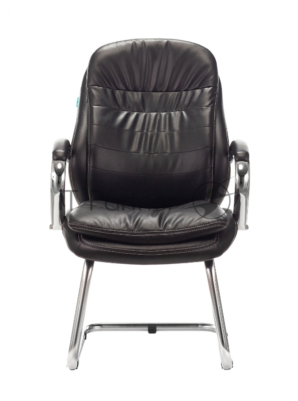Кресло Бюрократ T-9950AV черный эко.кожа полозья металл хром