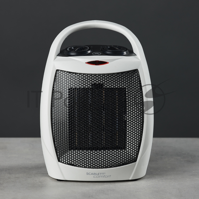 Тепловентилятор Scarlett SC-FH1.512MC 1500Вт белый/серый