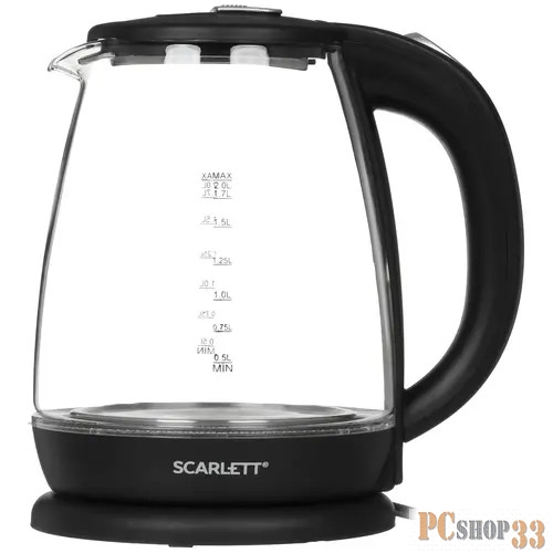 Чайник электрический Scarlett SC-EK27G80 черный