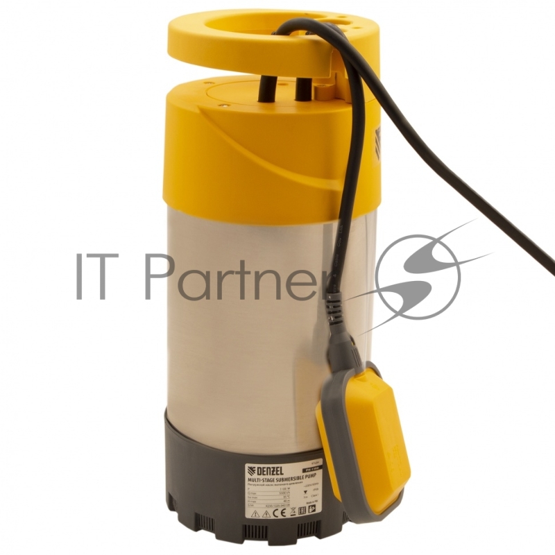 Погружной насос DENZEL PH1100 (97234) высокого давления, 1100Вт, подъем 40м, 5500 л/ч