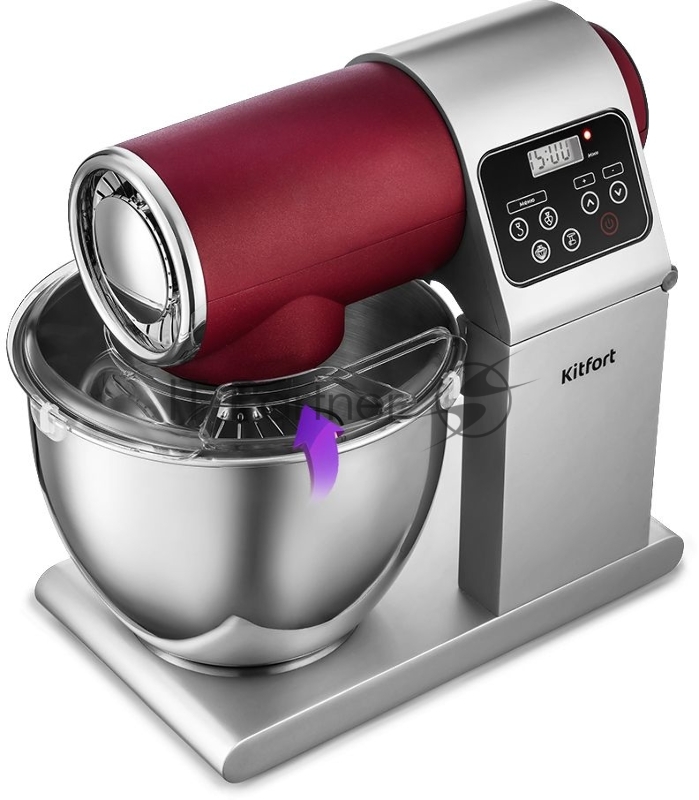 Миксер планетарный Kitfort КТ-3038-3 1500Вт красный