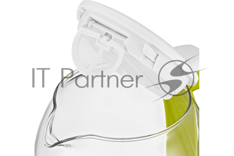 Чайник электрический Kitfort КТ-6140-2 1.7л. 2200Вт белый/салатовый