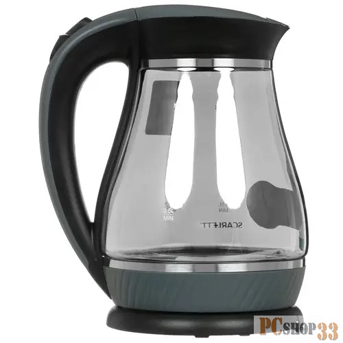 Чайник Scarlett SC-EK27G82 черный, 2200Вт, 1.7л