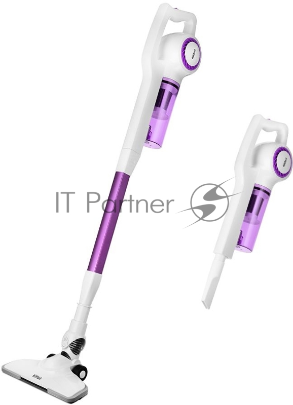 Пылесос ручной Kitfort КТ-5105-1 600Вт белый/фиолетовый
