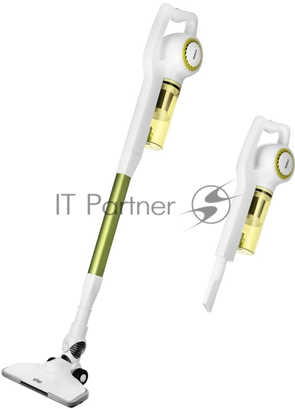 Пылесос ручной Kitfort КТ-5105-2 600Вт белый/салатовый