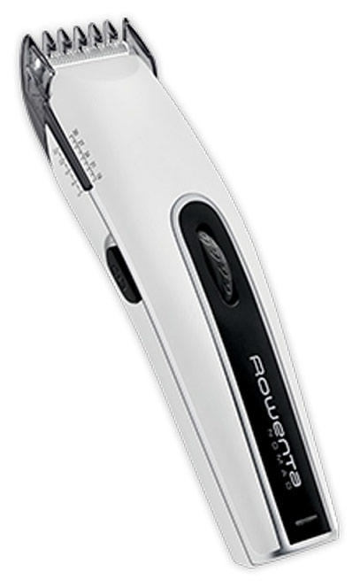 Машинка для стрижки Rowenta TN1400F0 белый/черный (насадок в компл:2шт)