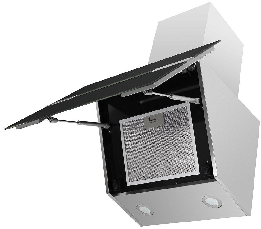 Вытяжка MAUNFELD Mersey 60 Inox черный/нержавеющая сталь управление: сенсорное (1 мотор)