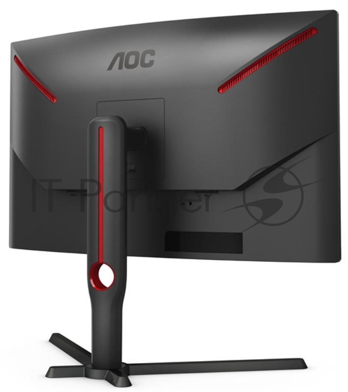 Монитор 27 AOC C27G3U/BK Curved 1000R 1920x1080 165Гц VA WLED 16:9 4ms 2*HDMI DP 4xUSB3.2 3000:1 80M:1 178/178 300cd HAS Swivel Tilt Speakers Black/Red