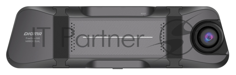 Видеорегистратор Digma FreeDrive 606 MIRROR DUAL черный 2Mpix 1080x1920 1080p 170гр. GP6247