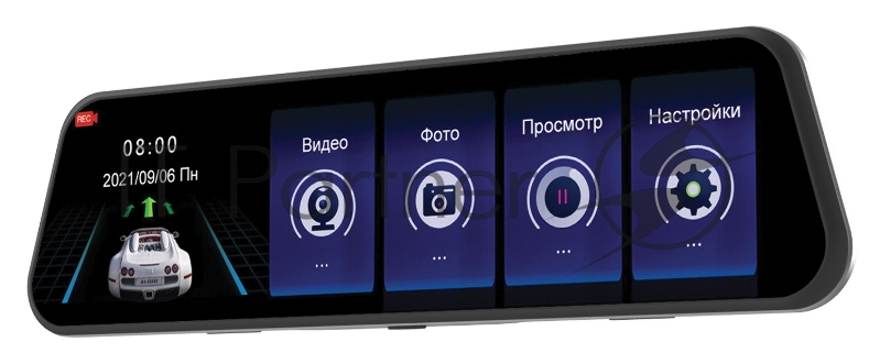 Видеорегистратор Digma FreeDrive 606 MIRROR DUAL черный 2Mpix 1080x1920 1080p 170гр. GP6247