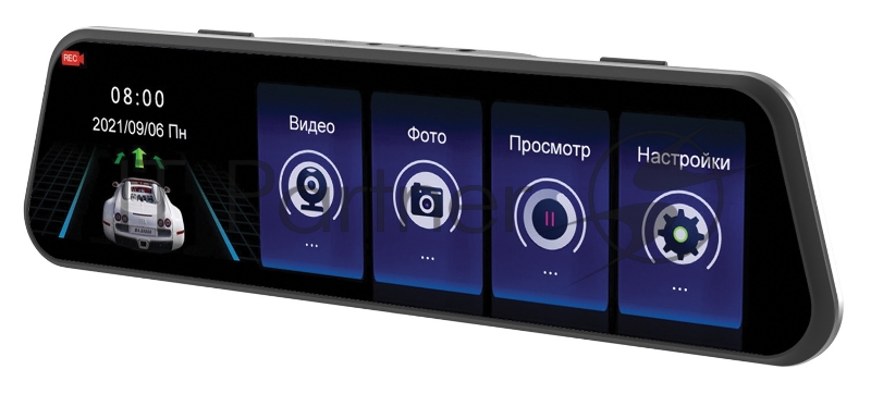 Видеорегистратор Digma FreeDrive 606 MIRROR DUAL черный 2Mpix 1080x1920 1080p 170гр. GP6247