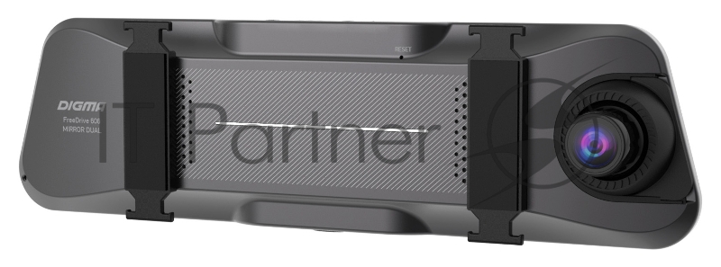 Видеорегистратор Digma FreeDrive 606 MIRROR DUAL черный 2Mpix 1080x1920 1080p 170гр. GP6247