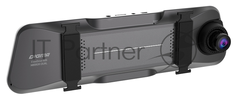 Видеорегистратор Digma FreeDrive 606 MIRROR DUAL черный 2Mpix 1080x1920 1080p 170гр. GP6247