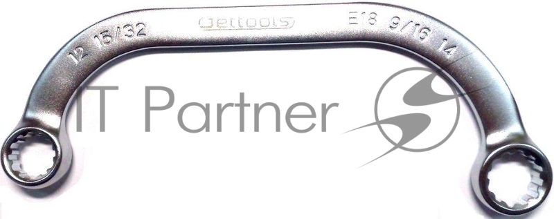 Ключ комбинированный JETTOOLS B9-4-1719 (17 / 19 мм) мульти-комбинированный изогнутый