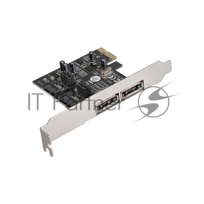 Контроллер ExeGate EXE-501 PCI-E 2.0, SATA3 6Gb/s, 2 int+2 ext (OEM)