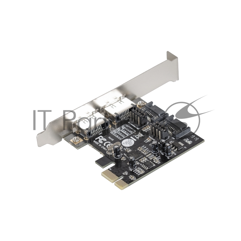 Контроллер ExeGate EXE-501 PCI-E 2.0, SATA3 6Gb/s, 2 int+2 ext (OEM)