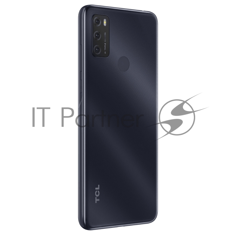 Смартфон TCL 20E Black, 16,56 см (6.52) 20:9 720x1600, 4x1,8 ГГц+4x1,5 ГГц, 8 Core, 3GB RAM, 64GB, up to 512GB flash, 13 МП+2 МП+2 МП/5Mpix, 2 Sim, 2G, 3G, LTE, BT v5.0, Wi-Fi, NFC, GPS, Micro-USB, 4000mAh, Android 11, 190gx8,8 мм