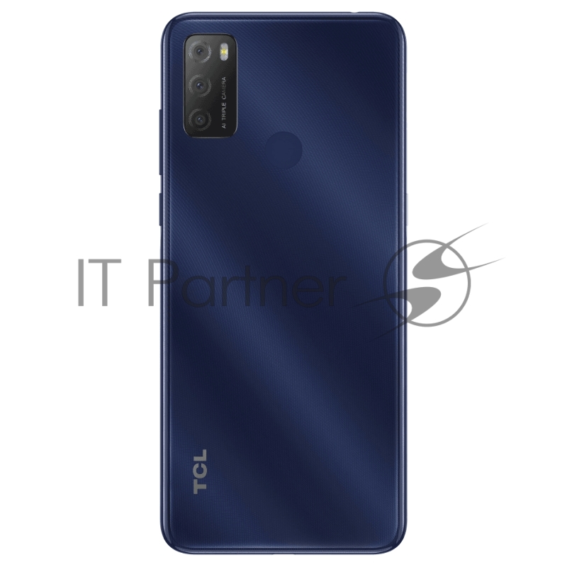 Смартфон TCL 20E Blue, 16,56 см (6.52) 20:9 720x1600, 4x1,8 ГГц+4x1,5 ГГц, 8 Core, 3GB RAM, 64GB, up to 512GB flash, 13 МП+2 МП+2 МП/5Mpix, 2 Sim, 2G, 3G, LTE, BT v5.0, Wi-Fi, NFC, GPS, Micro-USB, 4000mAh, Android 11, 190gx8,8 мм