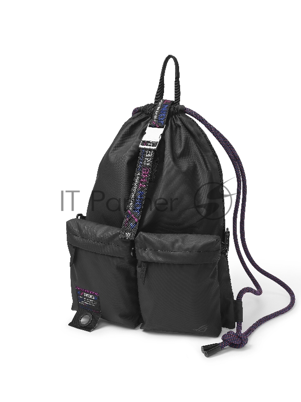 Рюкзак чёрный ASUS ROG Slash BD3700 (480 х 365 мм, 19 л, полиэстер, полиуретан, 90XB0760-BBD000)