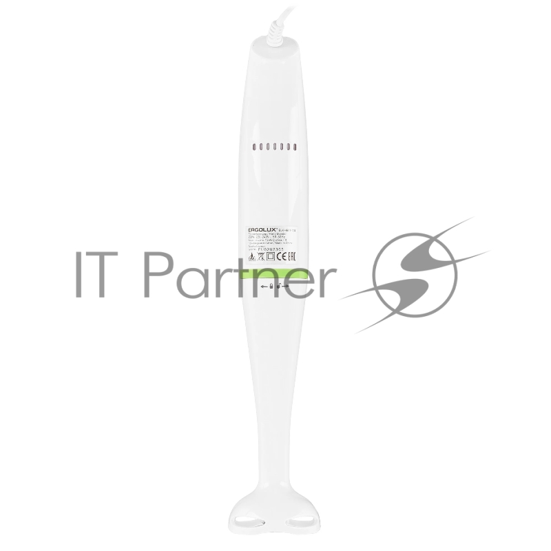 Блендер ELX-HB01-C34 1 скорость 250Вт 220-240В пласт. бело-салатовый Ergolux 13124