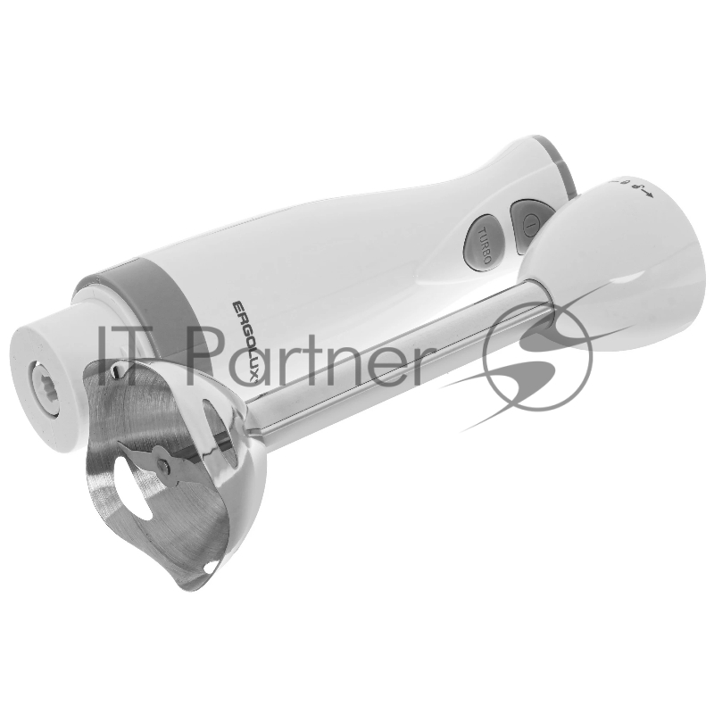 Блендер ELX-HB02-C31 2 скорости 500Вт 220-240В нерж.сталь бело-сер. Ergolux 13125