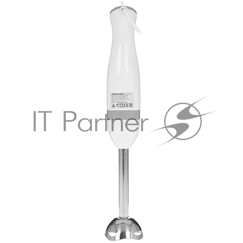 Блендер ELX-HB02-C31 2 скорости 500Вт 220-240В нерж.сталь бело-сер. Ergolux 13125