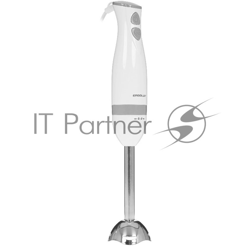 Блендер ELX-HB02-C31 2 скорости 500Вт 220-240В нерж.сталь бело-сер. Ergolux 13125