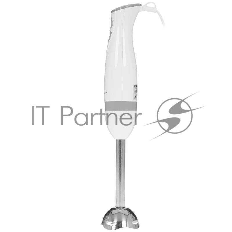 Блендер ELX-HB02-C31 2 скорости 500Вт 220-240В нерж.сталь бело-сер. Ergolux 13125