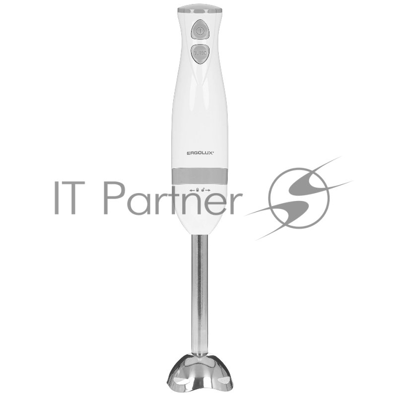 Блендер ELX-HB02-C31 2 скорости 500Вт 220-240В нерж.сталь бело-сер. Ergolux 13125