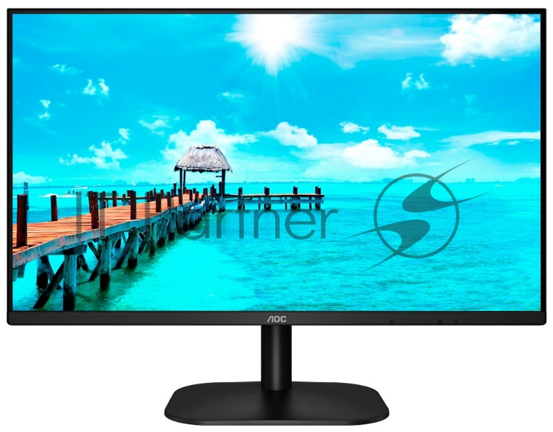МОНИТОР 27 AOC 27B2QAM Black (VA, 1920x1080, 75Hz, 4 ms, 178°/178°, 250 cd/m, 20M:1, +HDMI 1.4, +DisplayPort 1.2, +MM)