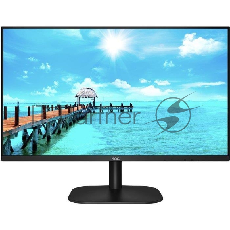 МОНИТОР 27 AOC 27B2QAM Black (VA, 1920x1080, 75Hz, 4 ms, 178°/178°, 250 cd/m, 20M:1, +HDMI 1.4, +DisplayPort 1.2, +MM)